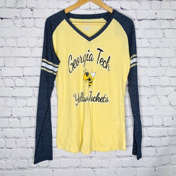 Georgia Tech University Yellow Jackets Size L Fit - Picture 1 of 8